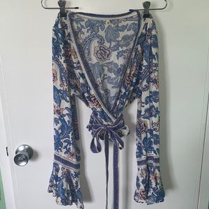 Spell and the Gypsy floral boho crop top